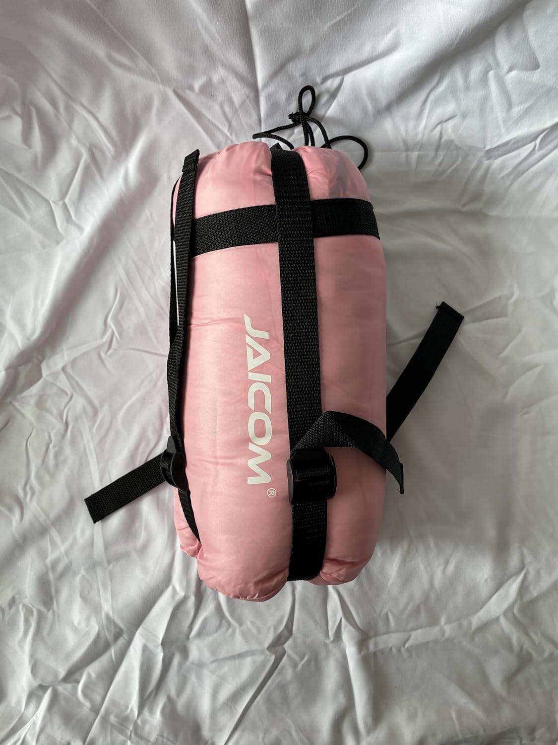 JAICOM Schlafsack Sommer Camping Outdoor Wandern Indoor Rosa