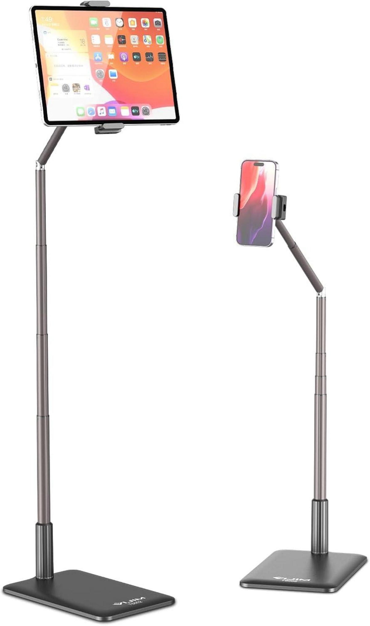 Tablet Bodenständer Höhenverstellbar 360° Drehbar iPad Ständer