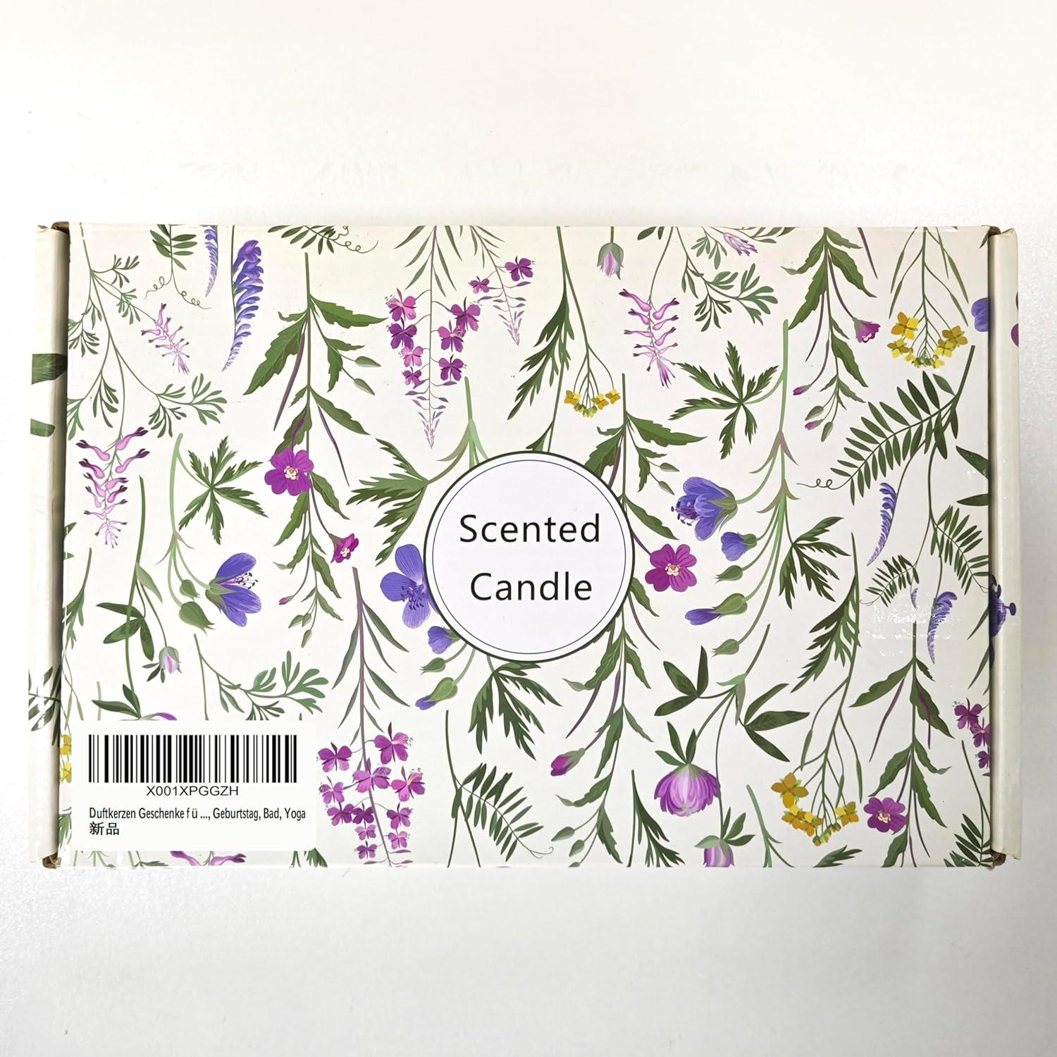 Duftkerzen Geschenkset Frauen 6 Stück Aromatherapie Kerzen Weihnachten