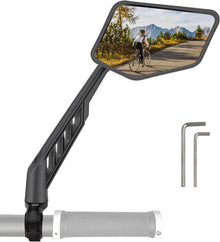 Fahrradspiegel Rückspiegel Edelstahl 360° verstellbar Fahrradspiegel