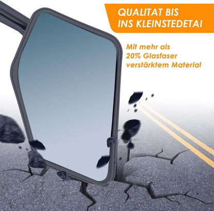 Fahrradspiegel Rückspiegel HD Edelstahl 360° Einstellbar Lenker Spiegel Neu