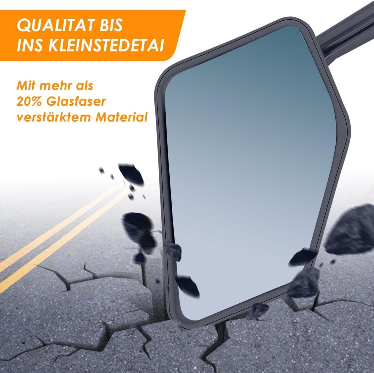 Fahrradspiegel Rückspiegel HD Edelstahl 360° Verstellbar Für Fahrradgeber