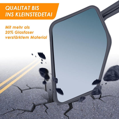 Fahrradspiegel Rückspiegel HD Edelstahl 360° Verstellbar Für Fahrradgeber