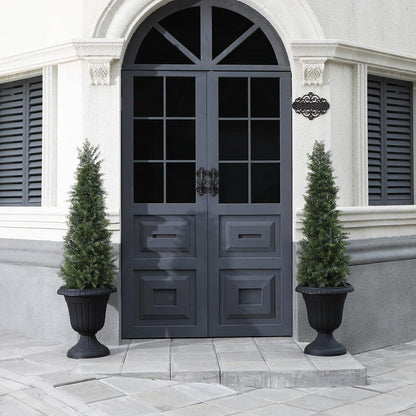 Kunstpflanze Zeder Künstlich 120cm für Haus Garten Outdoor UV Geschützt