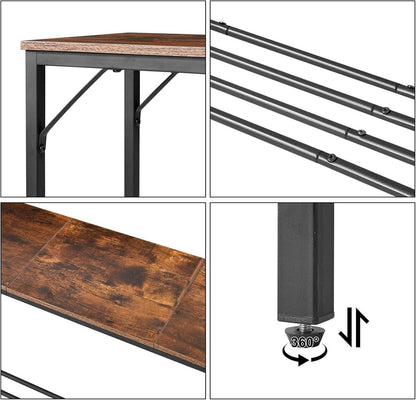 Konsolentisch Beistelltisch Modisches Spleißdesign Eingangstisch 107x30x78CM
