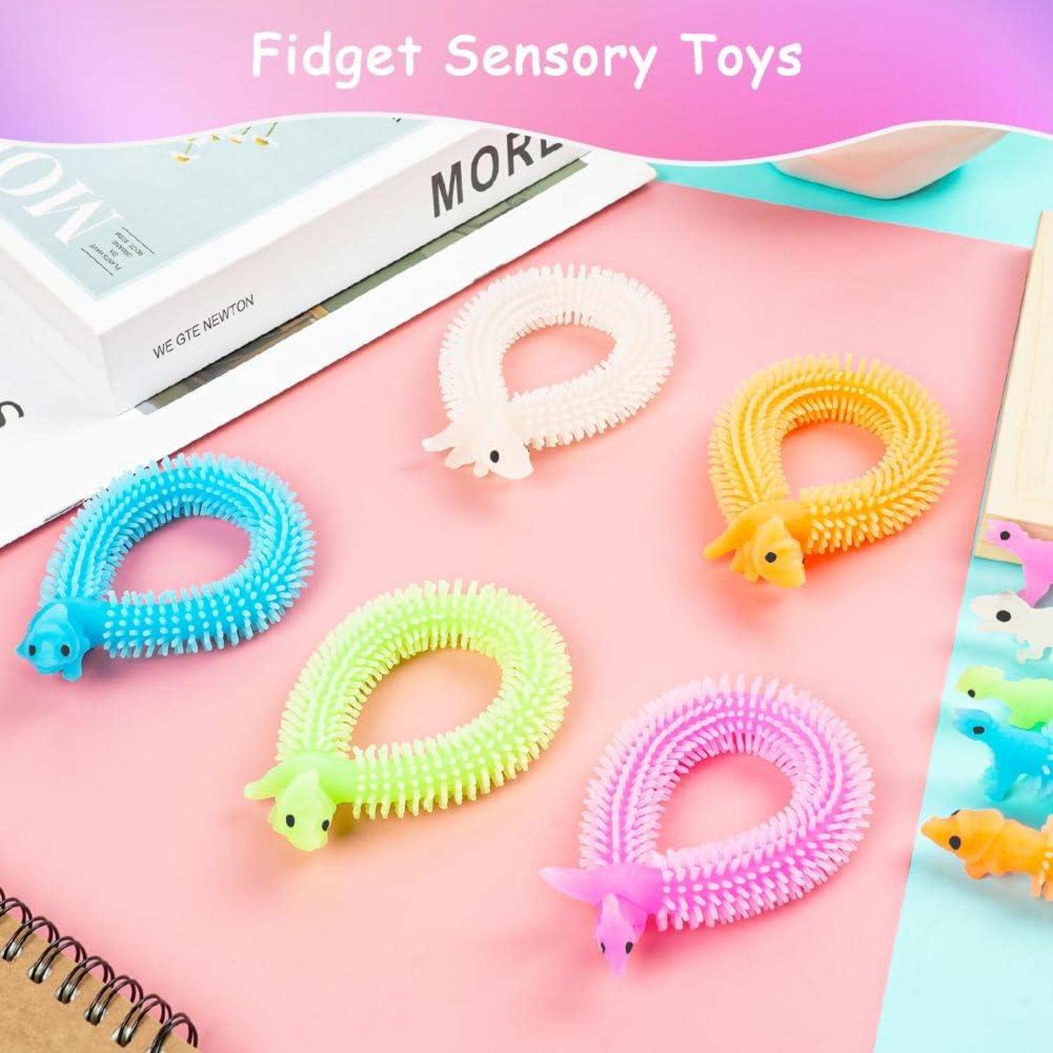 Stretchy Dinosaurier Spielzeug Glow in The Dark 10er Set Stressabbau