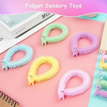 Ainiv Alpaka Stretchy String Spielzeug 10er Pack - Stressabbau Fidget Spielzeug, Sensorische Spielzeug für Kinder & Erwachsene