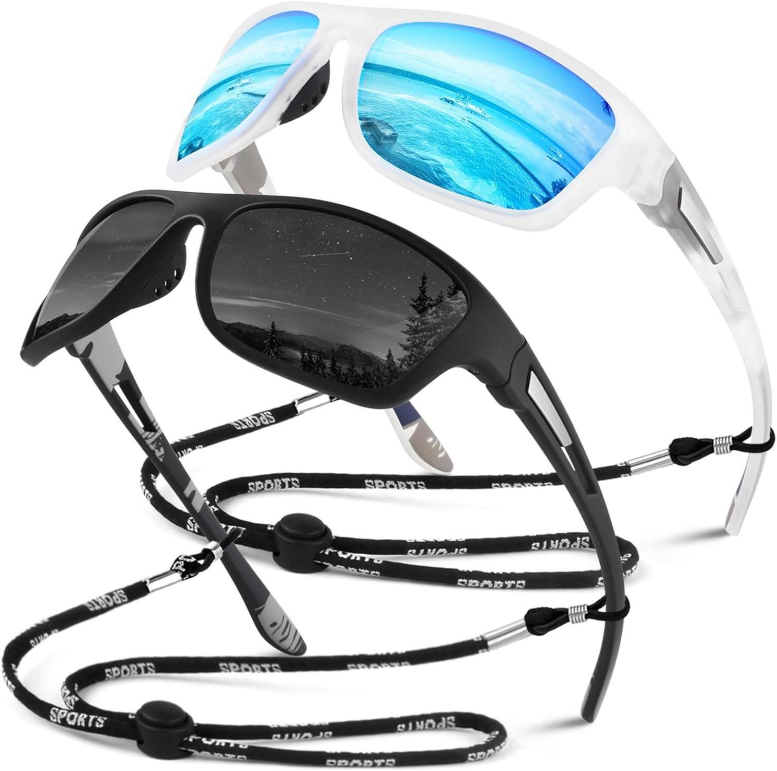 Sportliche Polarisierte Sonnenbrille UV400 Schutz Cat 3 CE