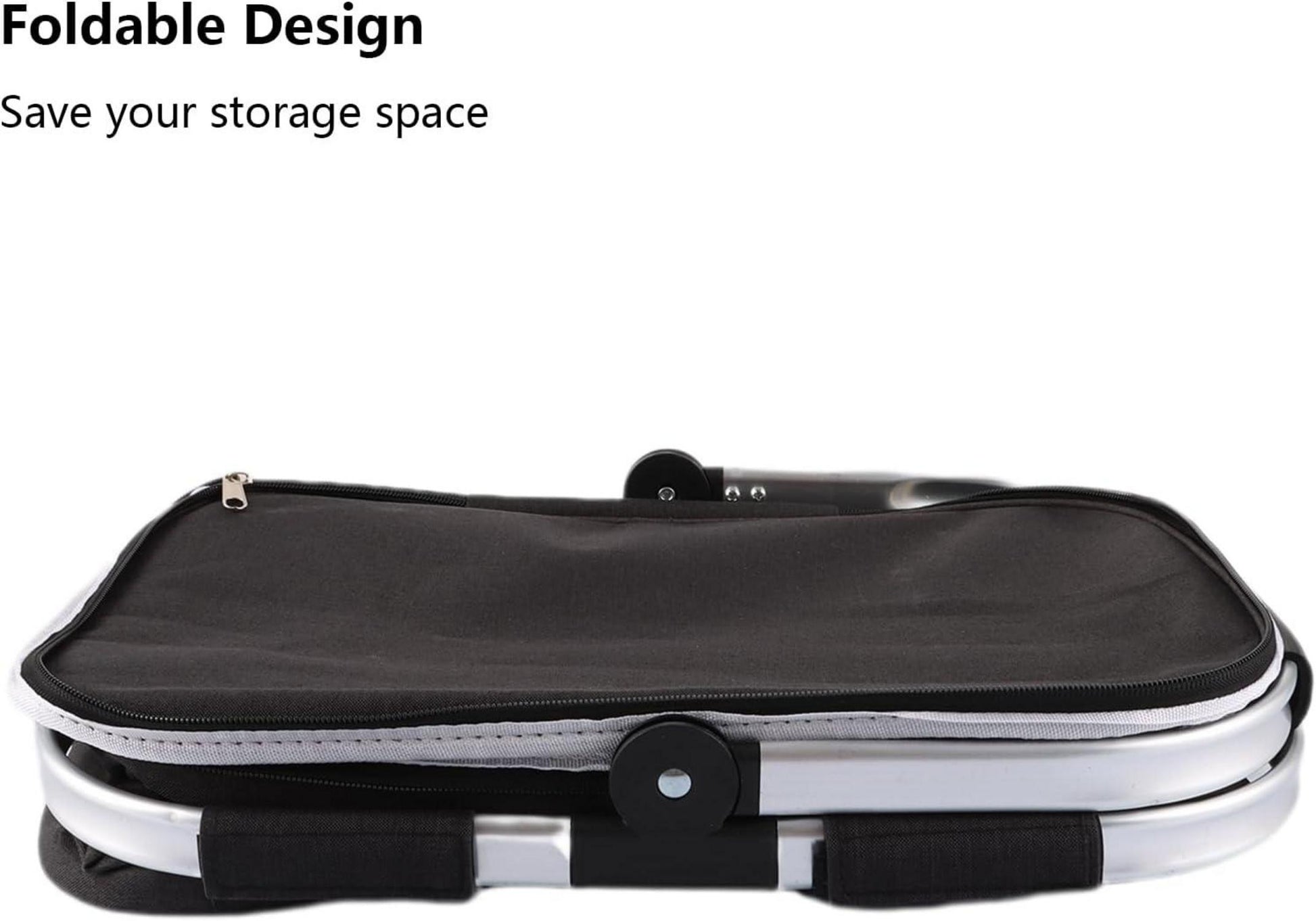 Einkaufskorb faltbar mit Deckel, isolierte Thermotasche 22L
