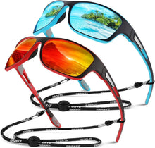 Sportliche Polarisierte Sonnenbrille UV400 Schutz Cat 3 CE