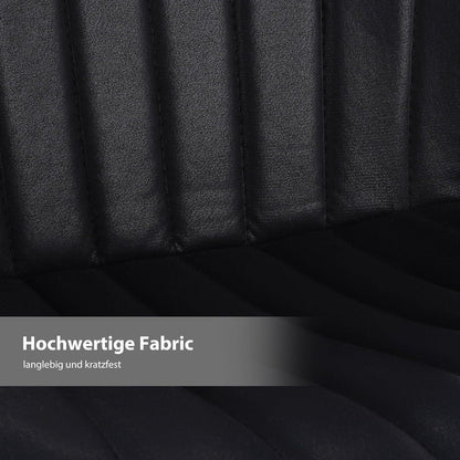 Verstellbarer Barhocker 2er Set mit Fußstütze & 360° Drehung