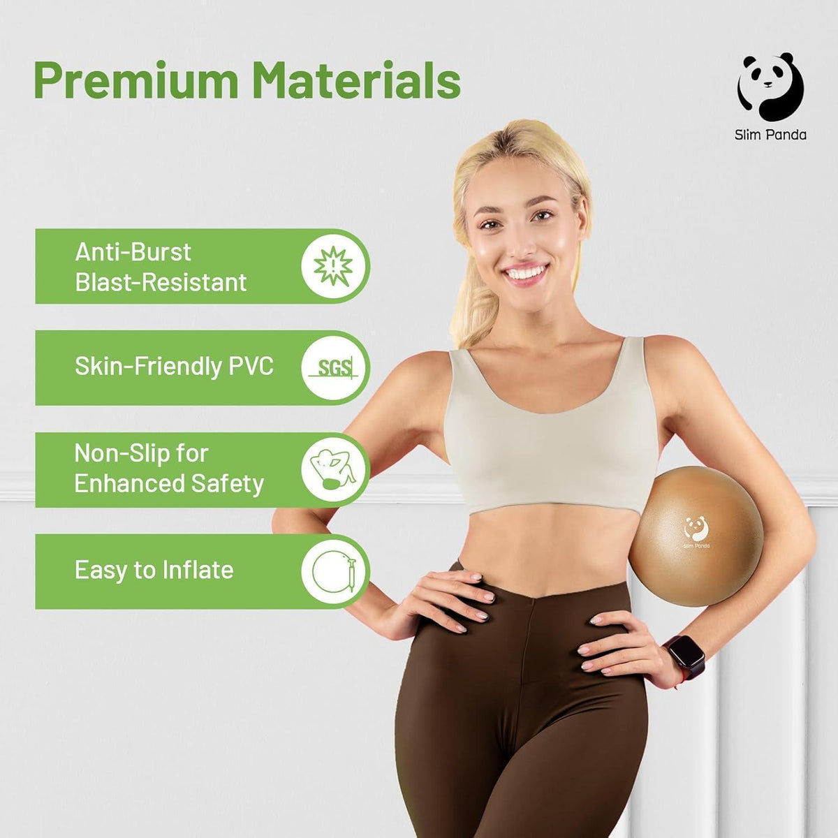 Gymnastikball Klein 23cm Roségold | Pilates & Yoga Ball