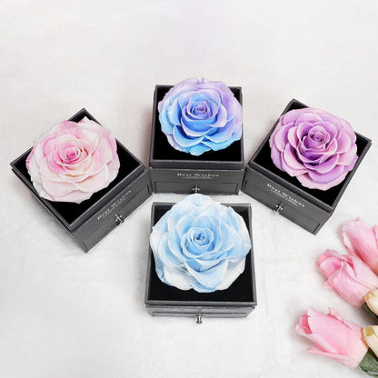 Sunia Ewige Rose für Mama mit 925 Silber Halskette - Muttertagsgeschenk