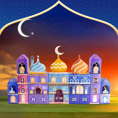 Ramadan Kalender Kinder 30 Häuser DIY Bastelset Eid Mubarak
