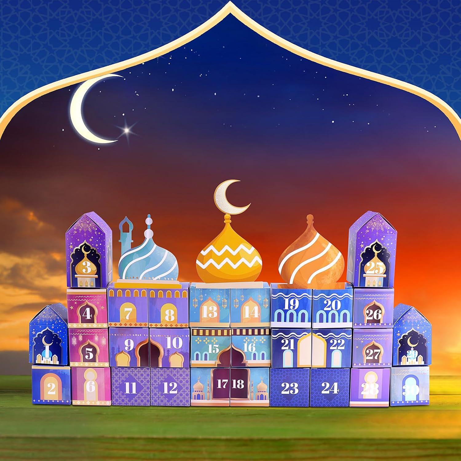 Ramadan Kalender zum Basteln und Dekoration, Wiederverwendbar