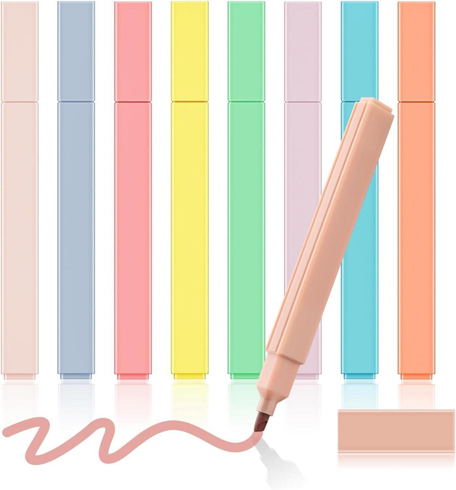 Pastell Highlighter Stifte Set für Journaling und Notizen
