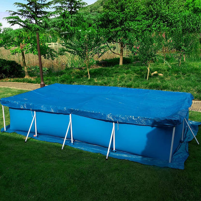 Schwimmbad Abdeckung 300x201cm Rechteckig Dicker Winddicht Staubdicht Regenfest