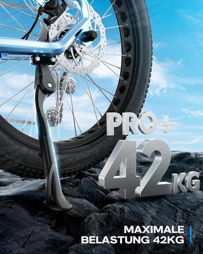 Fahrradständer 24-29 Zoll Höhenverstellbar Seitenständer 4 Löchern 40mm E-Bike