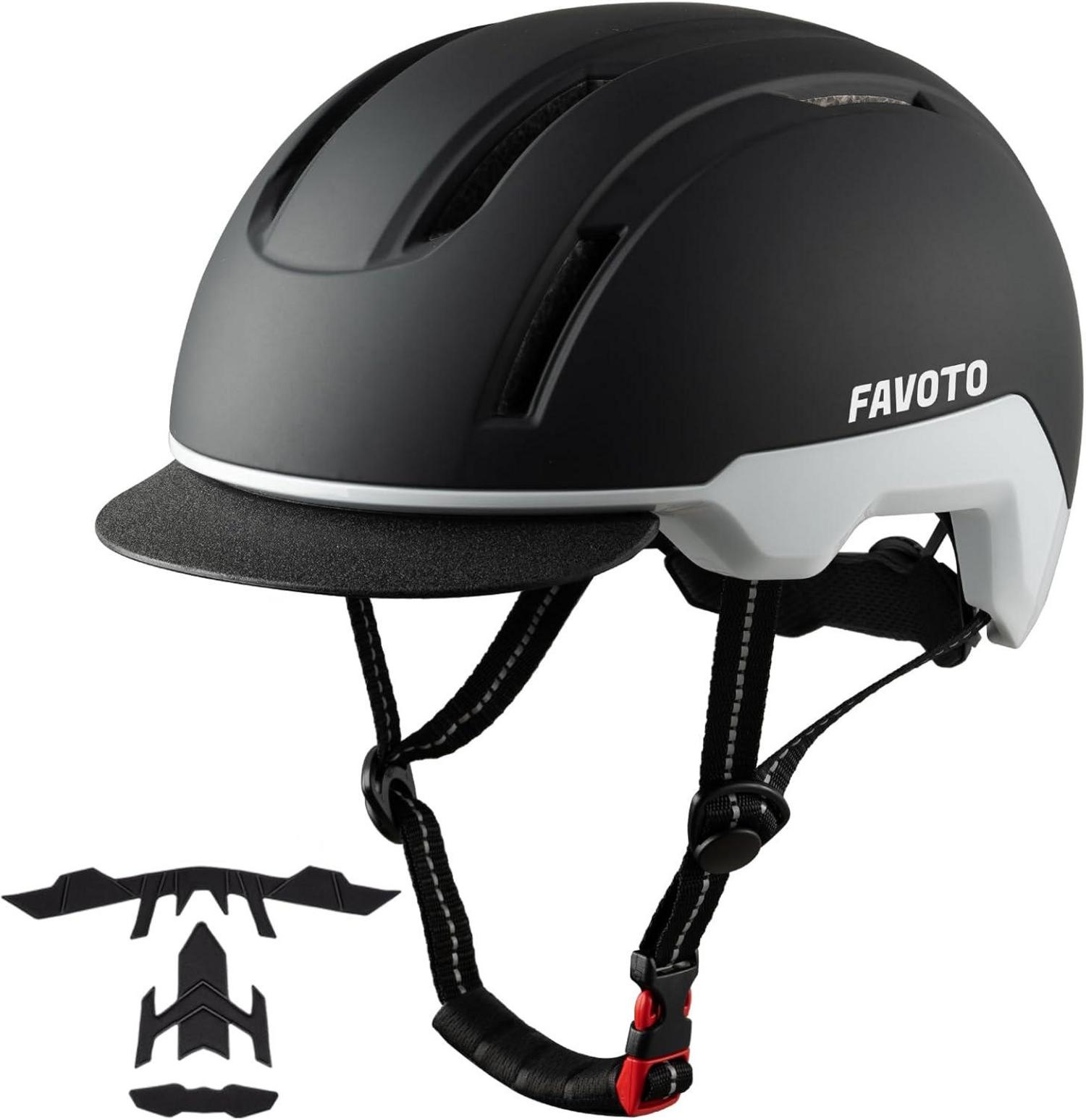 Fahrradhelm Urban mit Schirm Leicht Double Inmould Technologie City