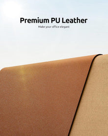 YSAGi Schreibtischunterlage Premium Leder Mauspad XXL