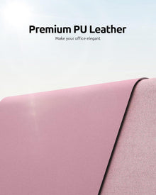 YSAGi Schreibtischunterlage 80x40cm Premium Leder Mauspad