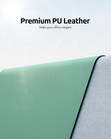 Premium Schreibtischunterlage 90x43cm Leder Mauspad XXL