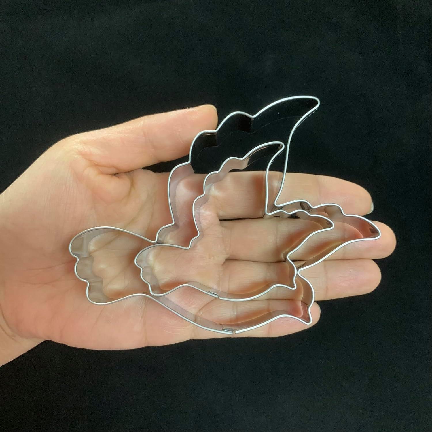 Set-10 Stück Kommunion Ausstechformen Taube Fisch Engel Kreuz Kelch