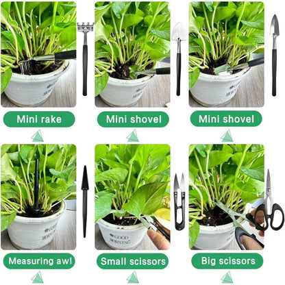 Bonsai Werkzeug Garten Set 13 Teile mit Aufbewahrungsbeutel