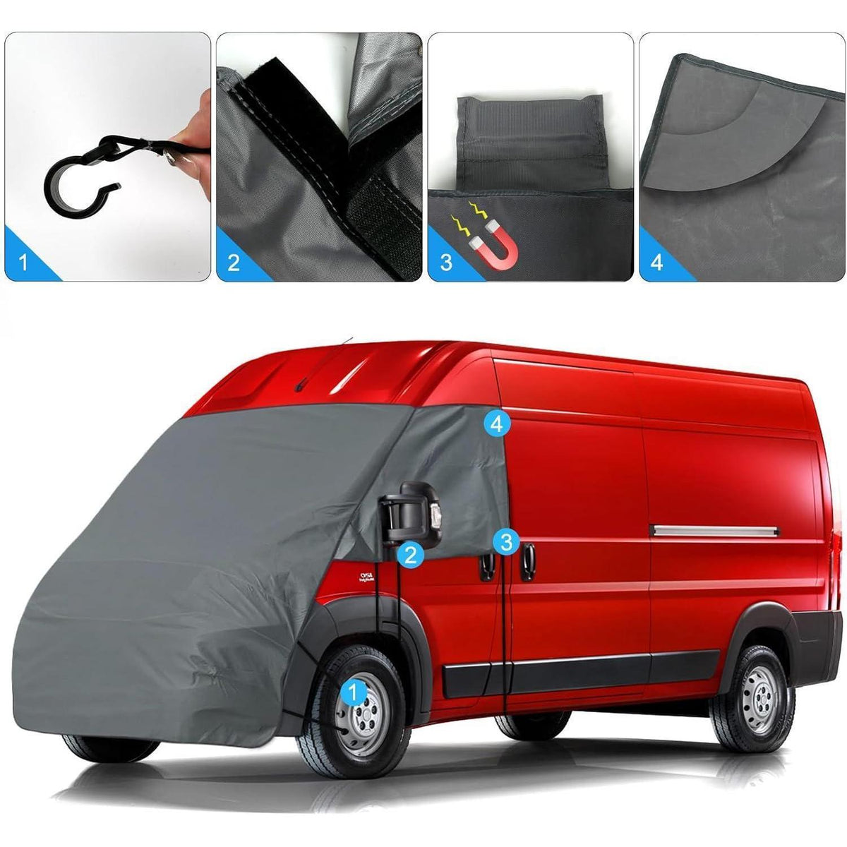 Frontscheibenabdeckung für Fiat Ducato/Peugeot Boxer/Citroen Jumper 2006-2024