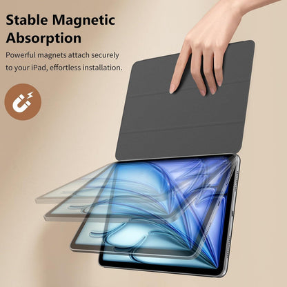 TiMOVO iPad Air 11 Hülle 2024, Trifold Ständer Grau