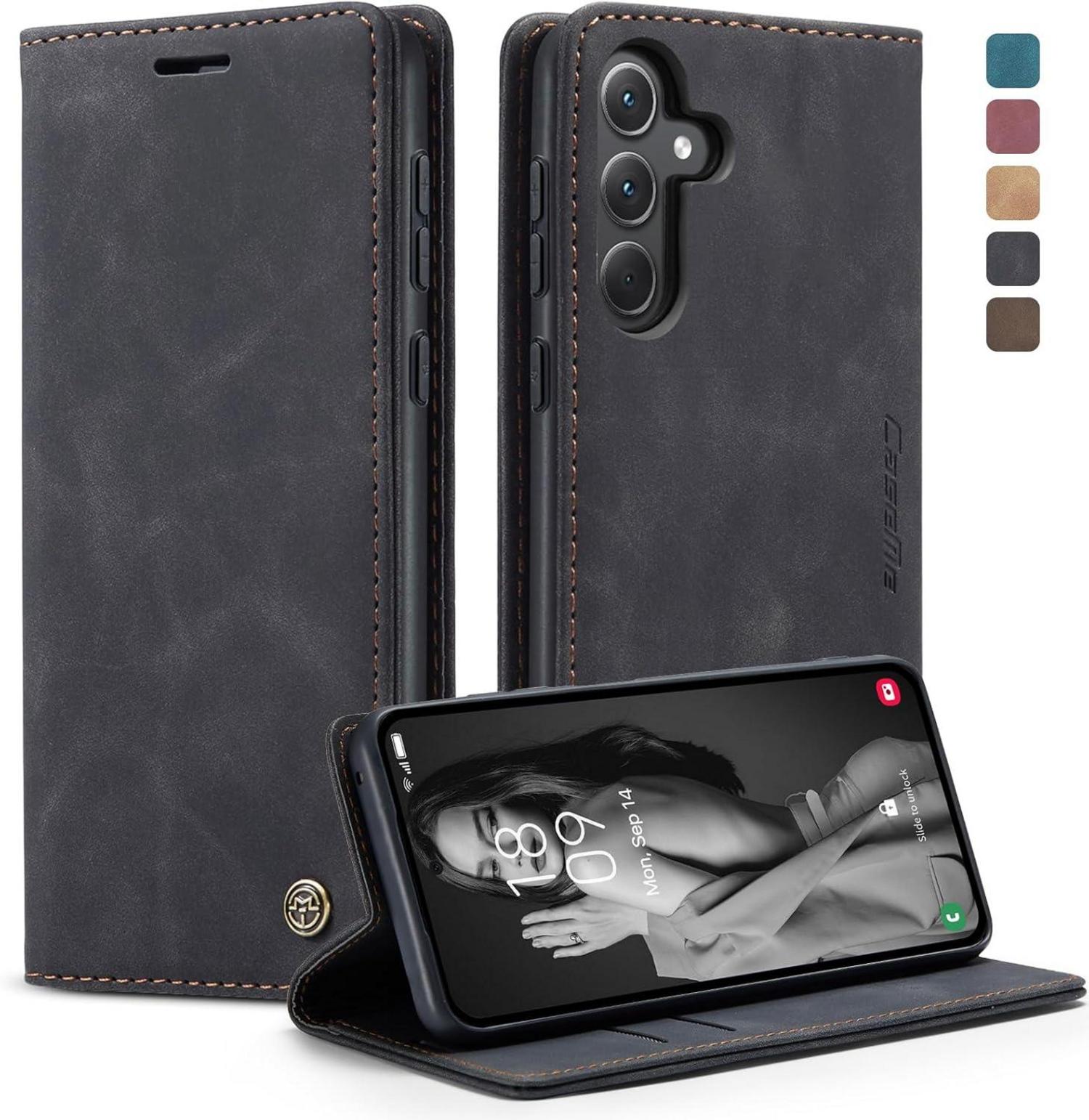 Handyhülle Samsung Galaxy A35 5G Lederhülle Klappbar Flip Case Magnet