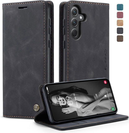 Handyhülle Samsung Galaxy A35 5G Lederhülle Klappbar Flip Case Magnet