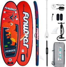 Aufblasbares SUP Board für Kinder mit Dinosaurier Design