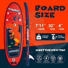 FunWater Kinder Stand Up Paddling Board Dinosaurier-Design