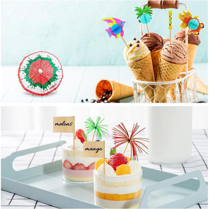 Cocktail Zubehör 179 Stück Cocktail Deko Set Schirmchen