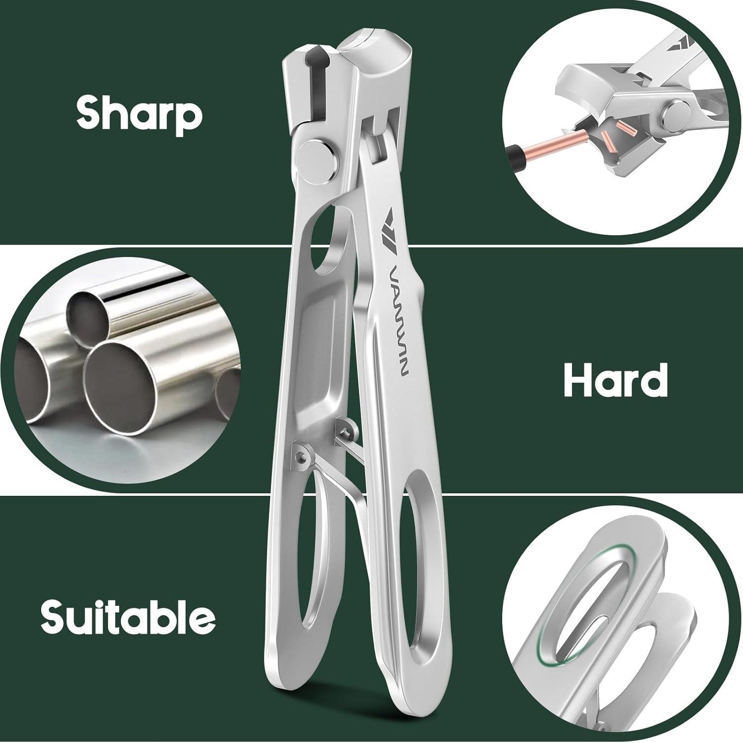 Nagelknipser für dicke Nägel 15mm breite Backen Edelstahl