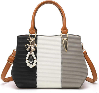 Damen Handtasche Multicolor Elegant Henkeltasche Stadt Tasche