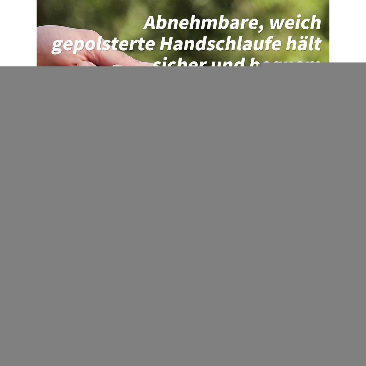 Schleppleine für Hunde, 15m Schwarz, Gepolsterter Griff, Reflektierend