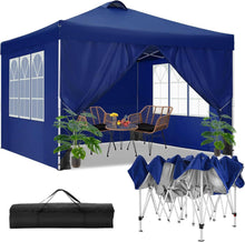 Faltpavillon Wasserdicht Stabil 3x3m mit Entlüftung und Seitenteilen