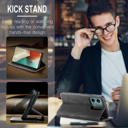 Handyhülle Xiaomi Redmi Note 13 5G Premium Leder Klapphülle Magnet Standfunktion