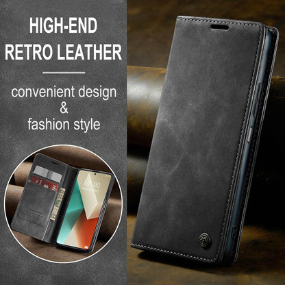 Handyhülle Xiaomi Redmi Note 13 5G Premium Leder Klapphülle Magnet Standfunktion