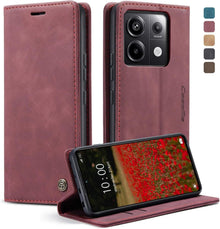 Handyhülle für Xiaomi Redmi Note 13 Pro 5G Premium Leder Flip Case