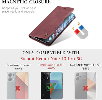 Handyhülle Xiaomi Redmi Note 13 Pro 5G Leder Flip Case
