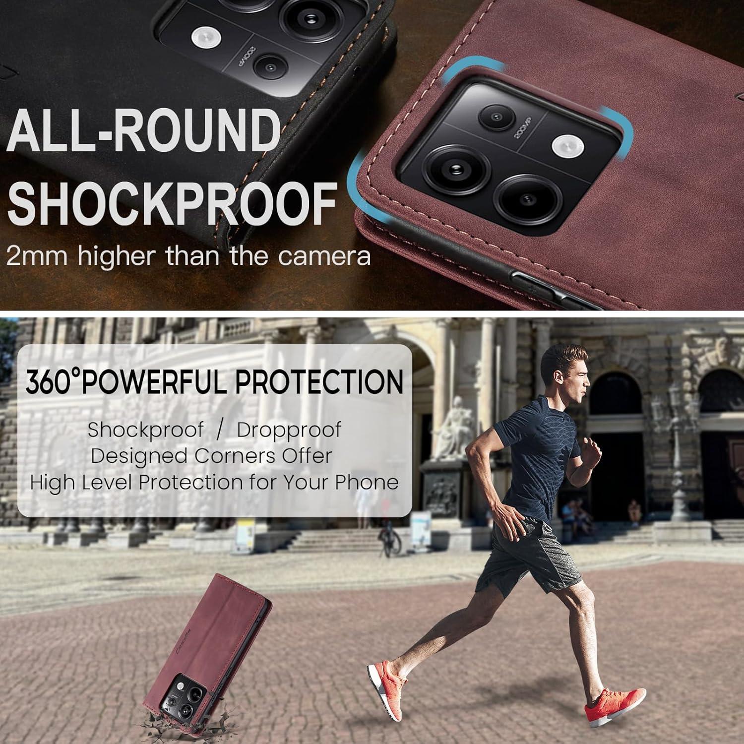 Handyhülle für Xiaomi Redmi Note 13 Pro 5G - Premium Leder Flip Case