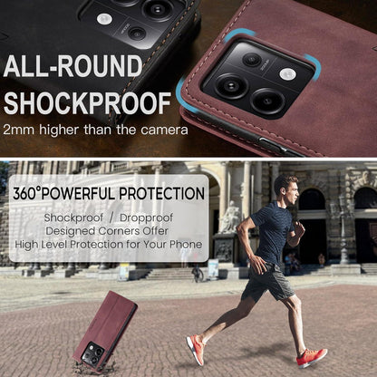 Handyhülle für Xiaomi Redmi Note 13 Pro 5G - Premium Leder Flip Case