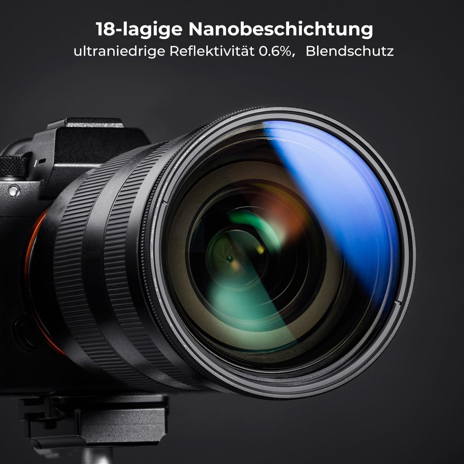 ND Filter 40,5mm Variabler Graufilter ND2-32 Blendenstufen