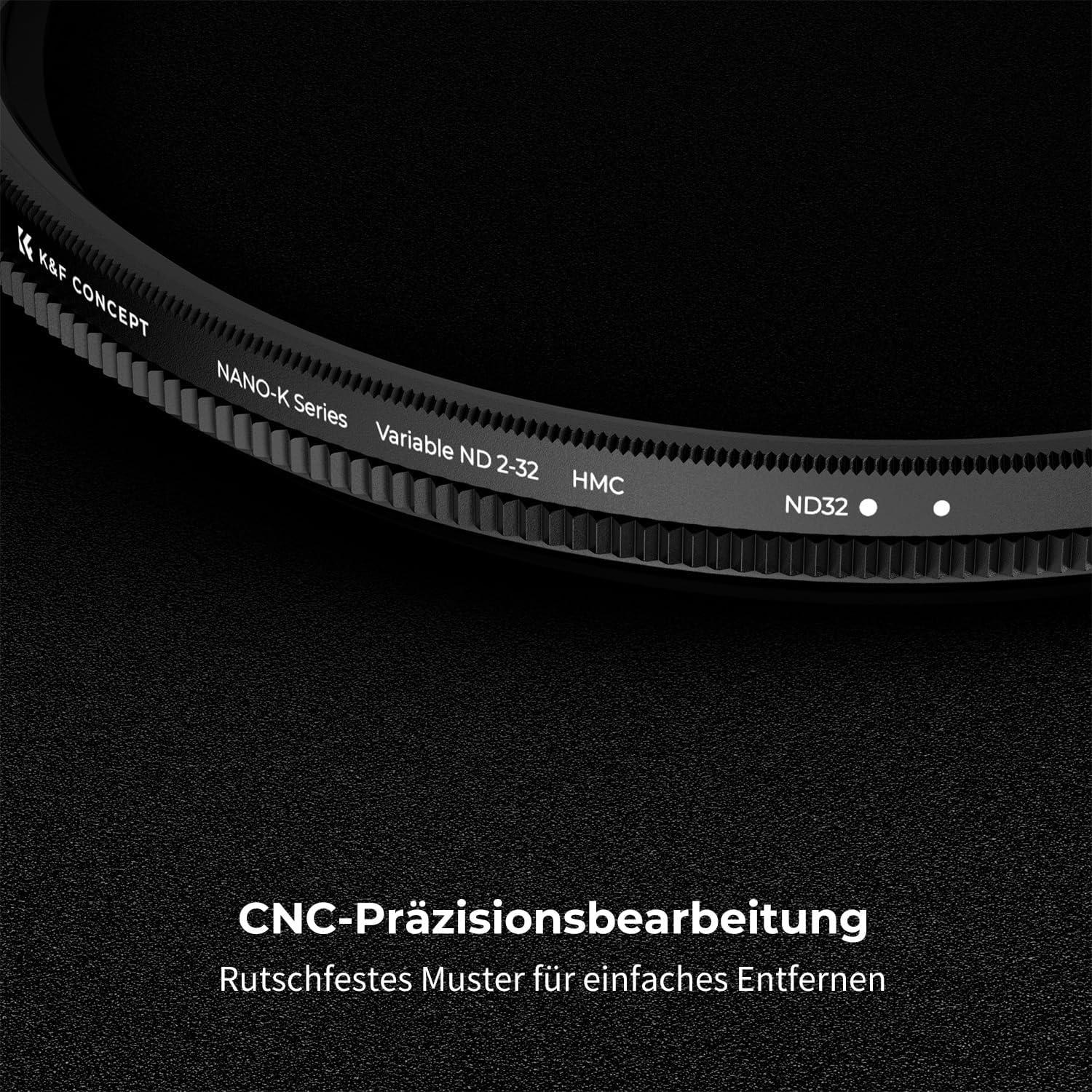 40,5mm Variabler ND Filter ND2-32 Nano-Beschichtung 1-5 Blendenstufen