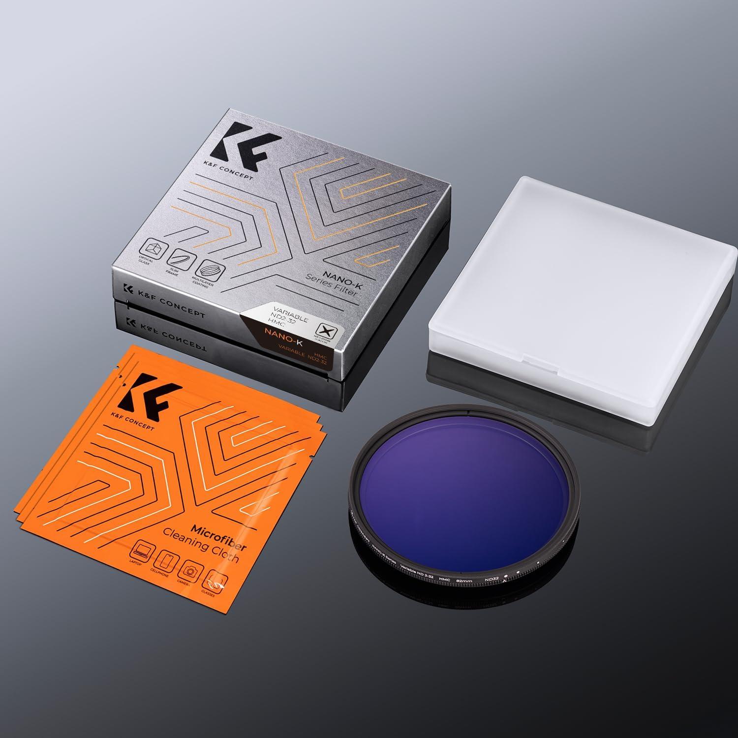 K&F Concept Nano-K Serie 40,5mm Variabler ND Filter ND2-32