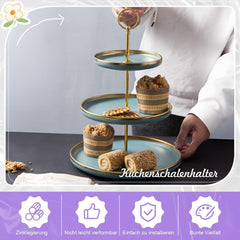 5er Pack Metall Etageren Stangen Set für Kuchen Desserts