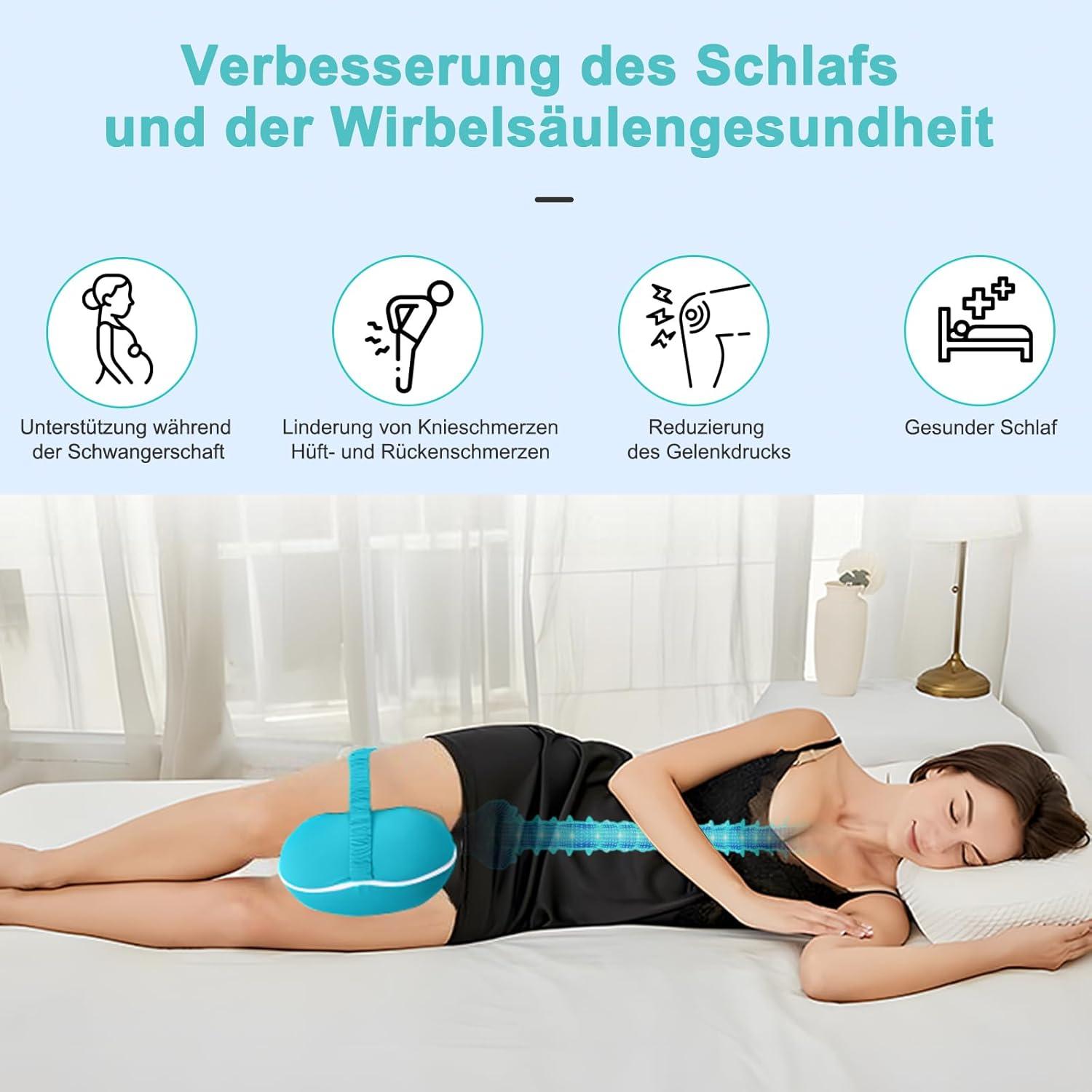 Orthopädisches Kniekissen Memory Schaum Seitenschläferkissen